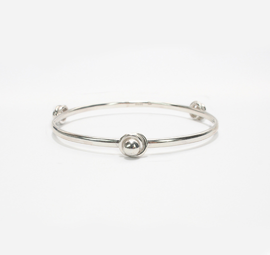 BAS27 Sterling Silver Bangle | Bernadette Tuffley